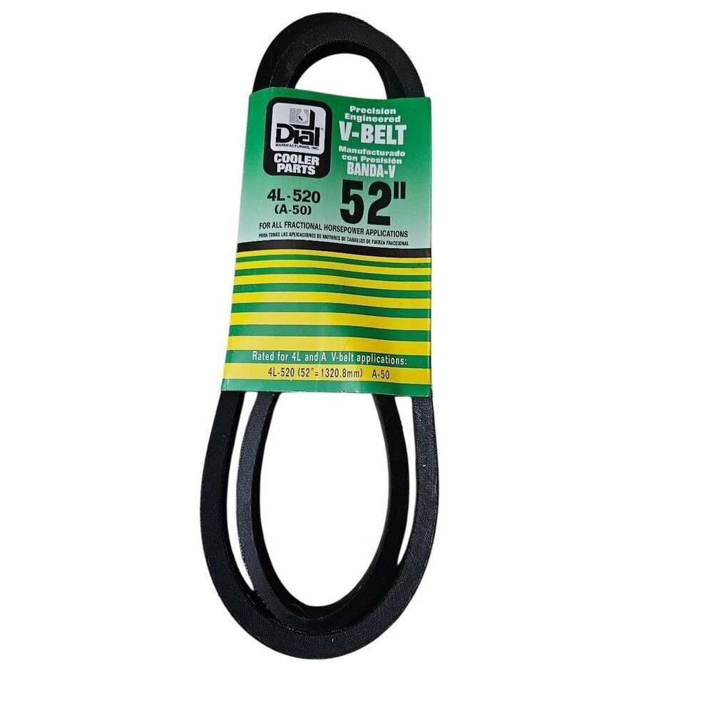 Dial cooler parts v-belt 52" 4l-520 (a-50) - belt #16